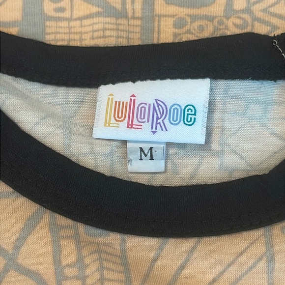 NWT LuLaRoe Randy Knit w Raglan 3/4 Sleeve T shirt Size M NWT - Picture 3 of 6